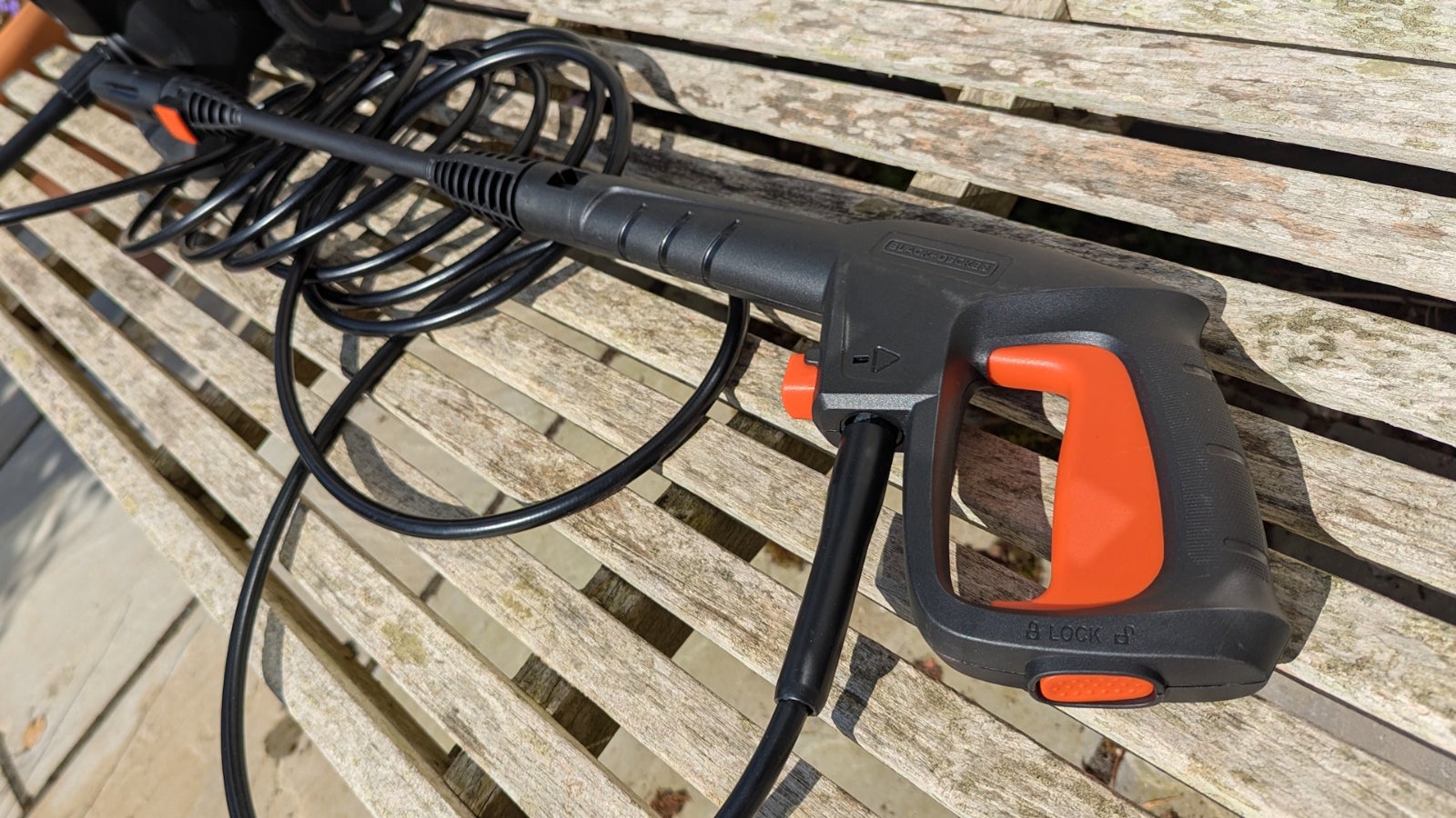 Black + Decker BEPW2000-GB обзор ручка и насадка минимойки