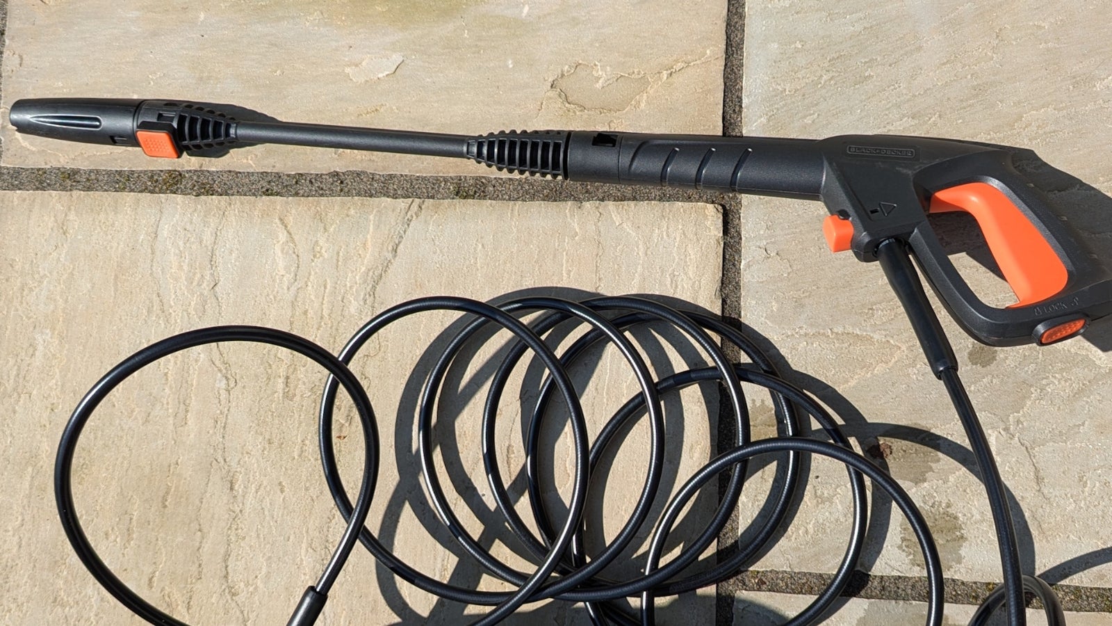 Black + Decker BEPW2000-GB обзор насадка и кабель минимойки